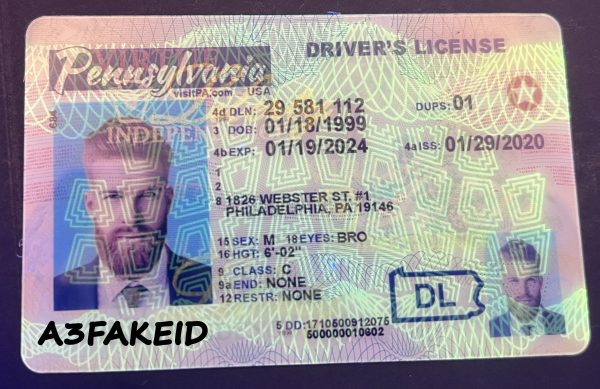 Pennsylvania fake id